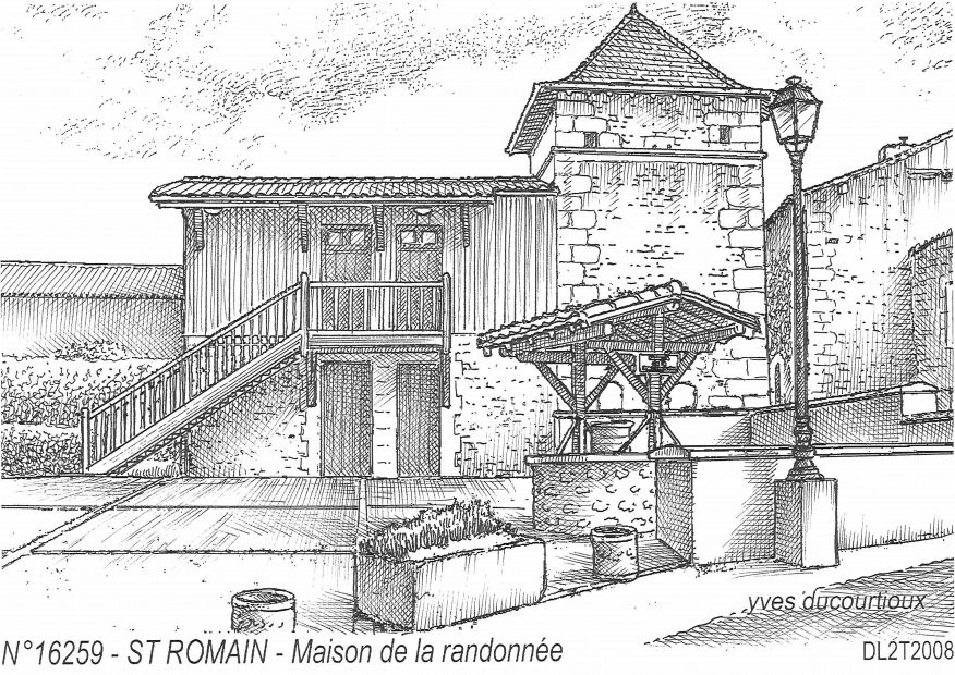 N 16259 - ST ROMAIN - maison de la randonnée